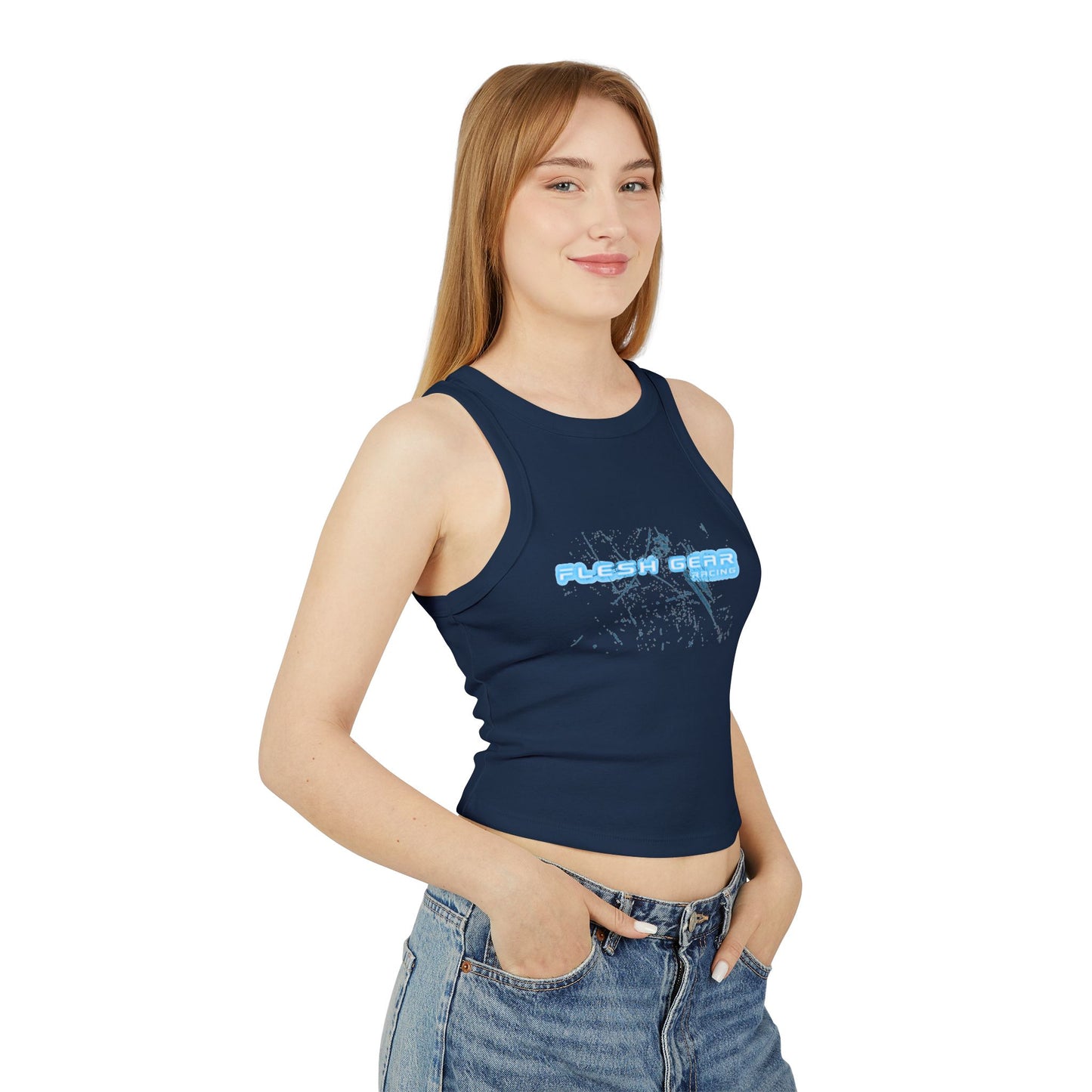 Fgr Rib Racer Tank Top