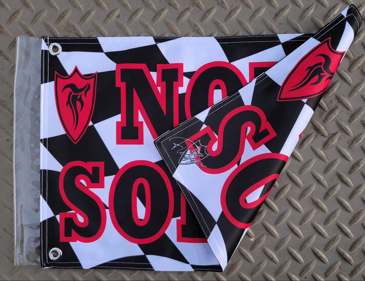 FGR RACING NOT SORRY FLAG - RED