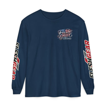 Racing Flag Long Sleeve Tee — Fleshgear American Racing Graphic