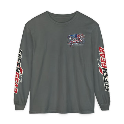 Racing Flag Long Sleeve Tee — Fleshgear American Racing Graphic