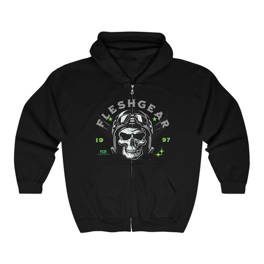 LET'S RIDE Full Zip Hooded Sweatshirt