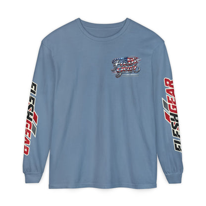 Racing Flag Long Sleeve Tee — Fleshgear American Racing Graphic