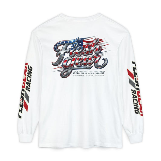 Racing Flag Long Sleeve Tee — Fleshgear American Racing Graphic