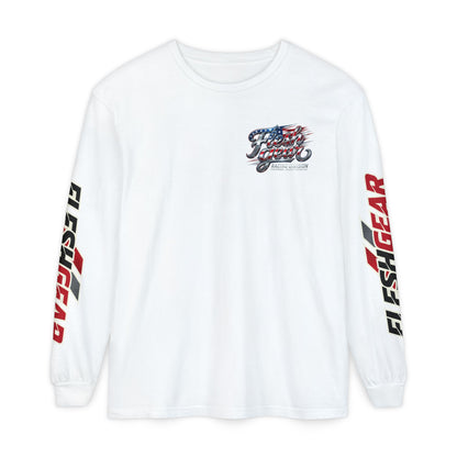 Racing Flag Long Sleeve Tee — Fleshgear American Racing Graphic
