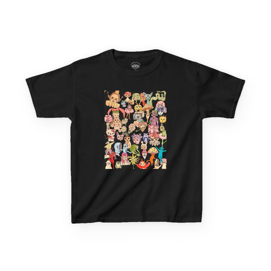 Kids Graphic Tee with Fun Characters,