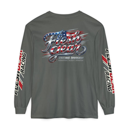 Racing Flag Long Sleeve Tee — Fleshgear American Racing Graphic