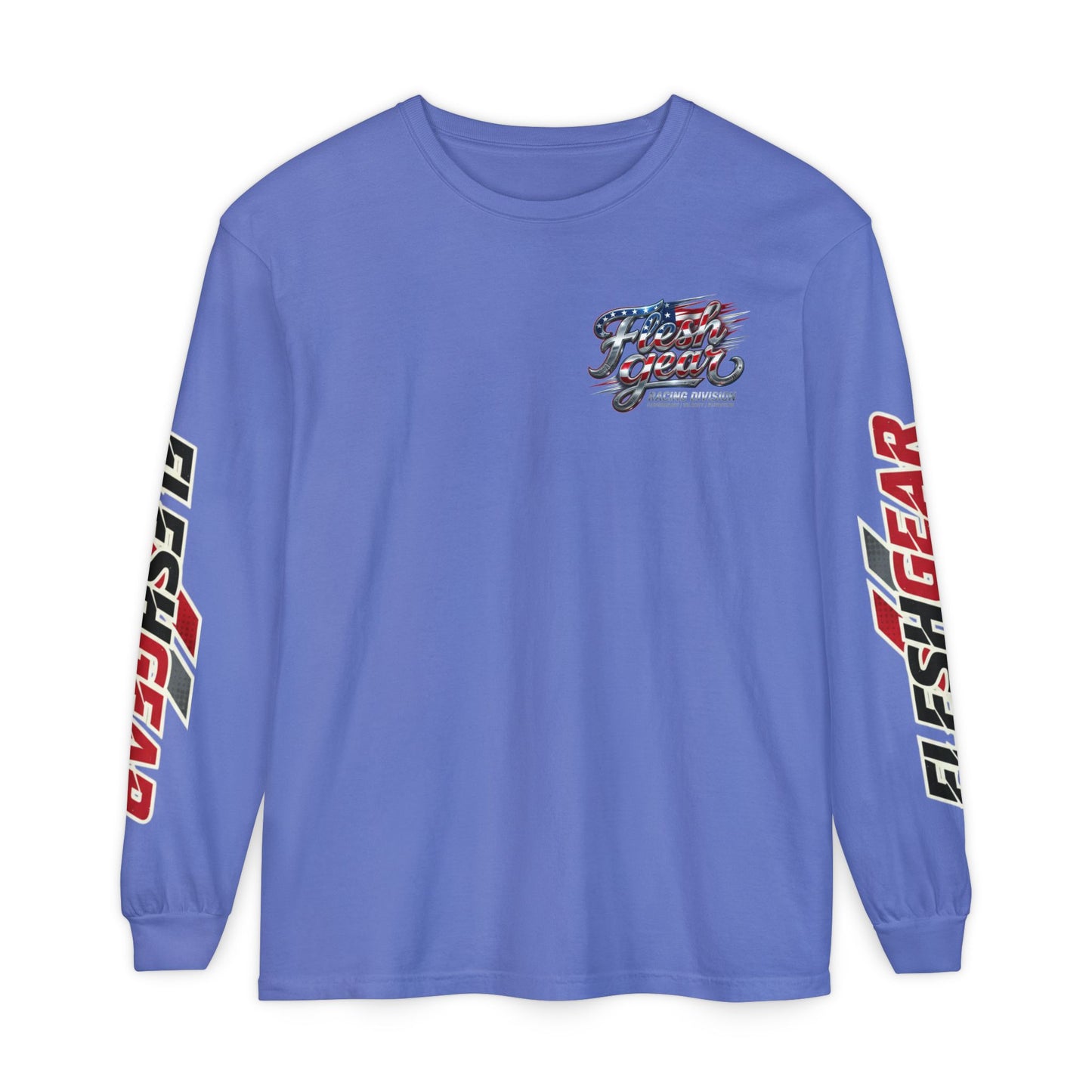 Racing Flag Long Sleeve Tee — Fleshgear American Racing Graphic