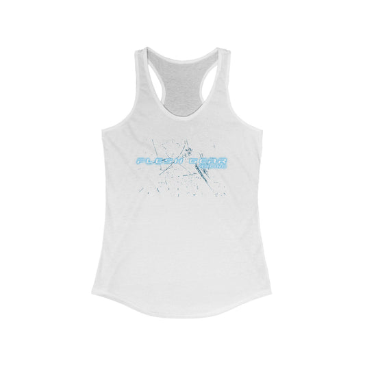 Sporty Chic Women's Racerback Tank, Stylish Workout Top, Fitness Apparel, Summer Activewear, Casual Layering Piece, Gifts for Athletes