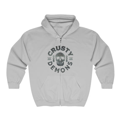 CD SKULL Full Zip Hooded Sweatshirt