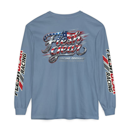 Racing Flag Long Sleeve Tee — Fleshgear American Racing Graphic