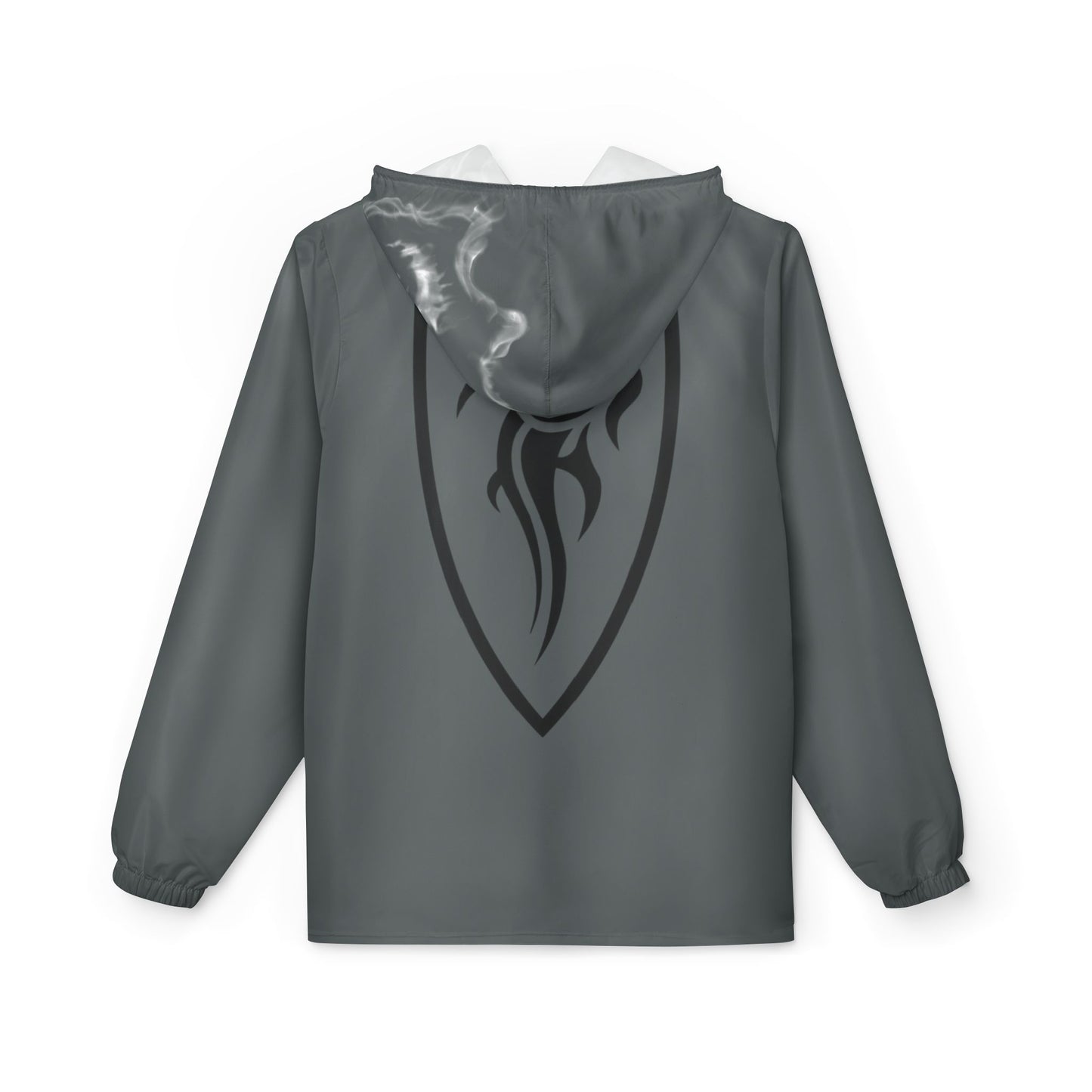 smoke shied Windbreaker Jacket - Lightweight Rain Gear, Casual Streetwear, , Perfect for Outdoor Adventures