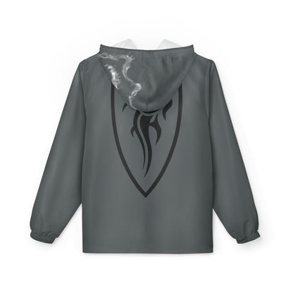 smoke shied Windbreaker Jacket - Lightweight Rain Gear, Casual Streetwear, , Perfect for Outdoor Adventures