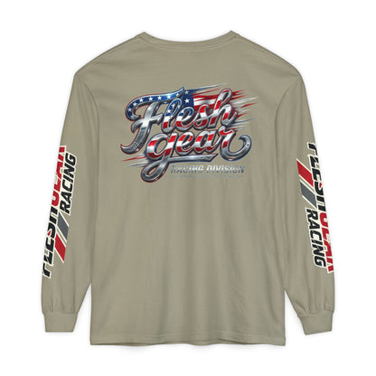 Racing Flag Long Sleeve Tee — Fleshgear American Racing Graphic