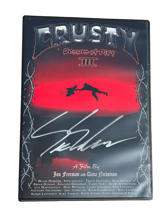 SETH ENSLOW HAND SIGNED/CRUSTY DEMONS OF DIRT 3 REMASTERED { Signed }(Copy)